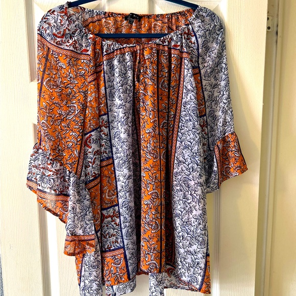 Como Black Tops - Como Black Boho Blouse size 18/20